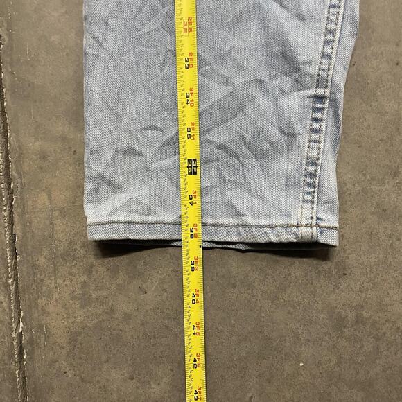 Lee Jeans Womens 18W Plus Light Wash Stretch Denim Straight Leg 5 Pocket - Picture 5 of 8